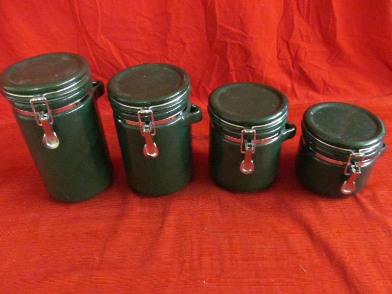 lot 104 image: canisters