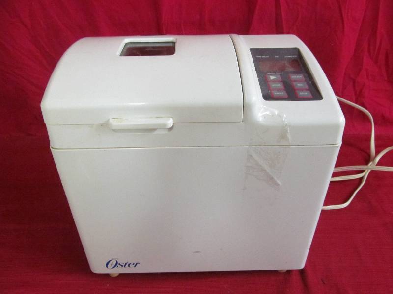 lot 129 image: Oster bread machine