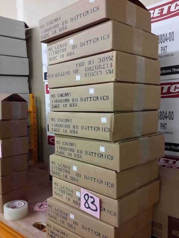 lot 83 image: 10 boxes of Air Fresheners System replacements.. Lemon, Cherry