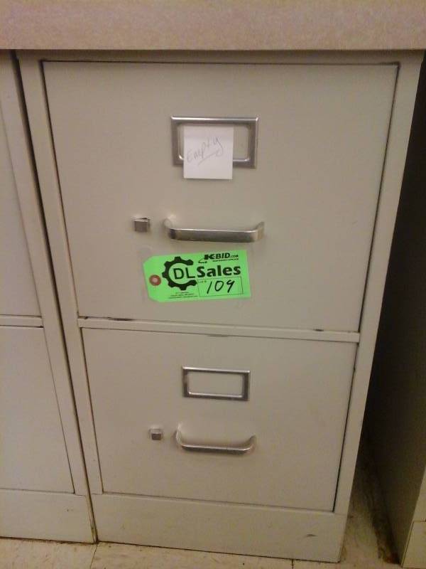 lot 109 image: File Cabinet