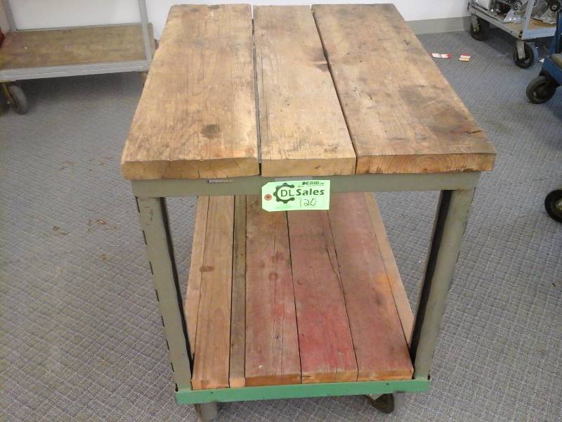 lot 120 image: Cart  4 wheel  Heavy Duty