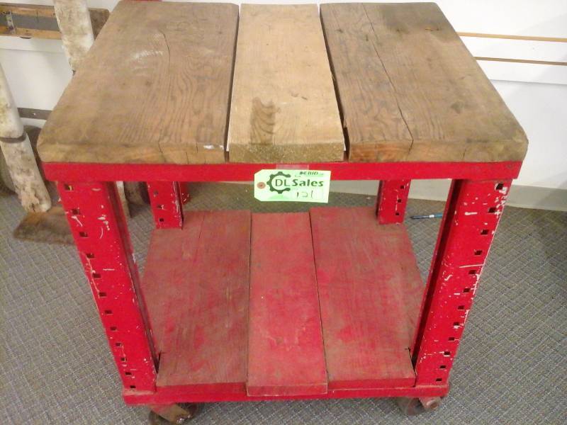 lot 121 image: Cart  4 wheel  Heavy Duty
