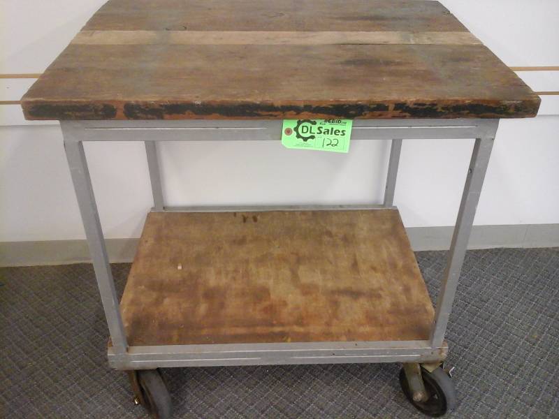 lot 122 image: Cart  4 wheel  Heavy Duty