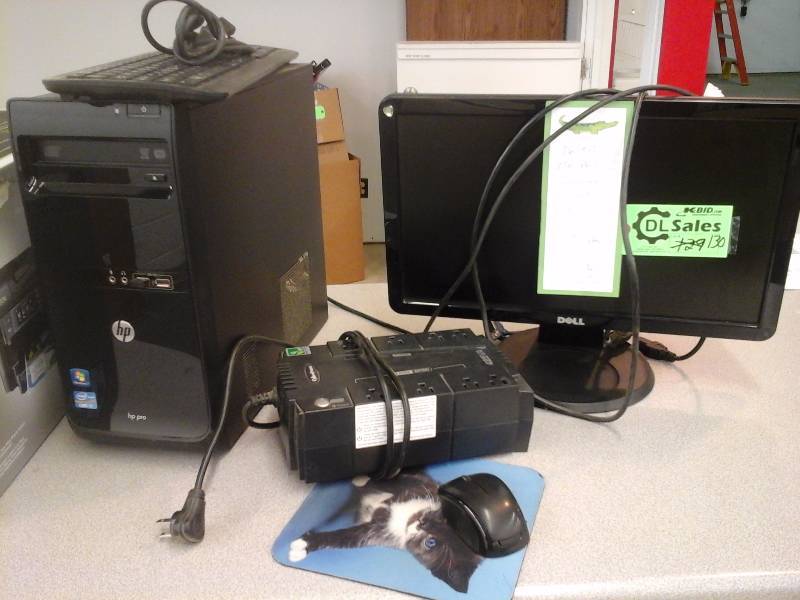 lot 130 image: Computer with Monitor