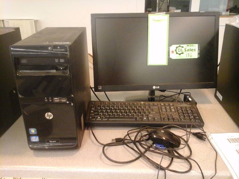 lot 136 image: Computer with Monitor