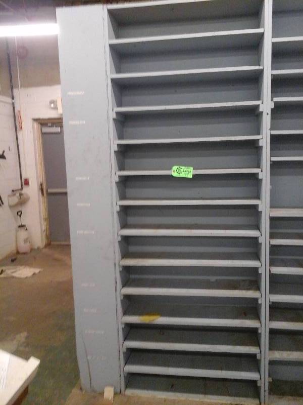 lot 149 image: Wood Shelving Unit