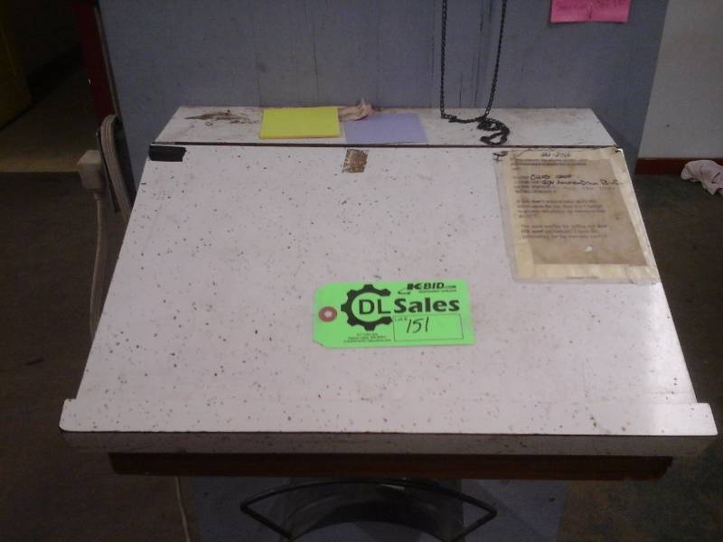 lot 151 image: Wood Writing Shelf and storage
