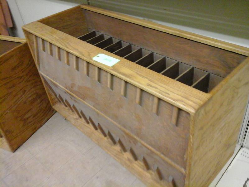lot 352 image: Wood Display Shelves(2)