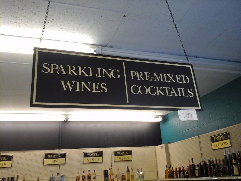 lot 297 image: Wine Sign