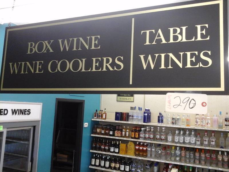 lot 290 image: Wine Sign