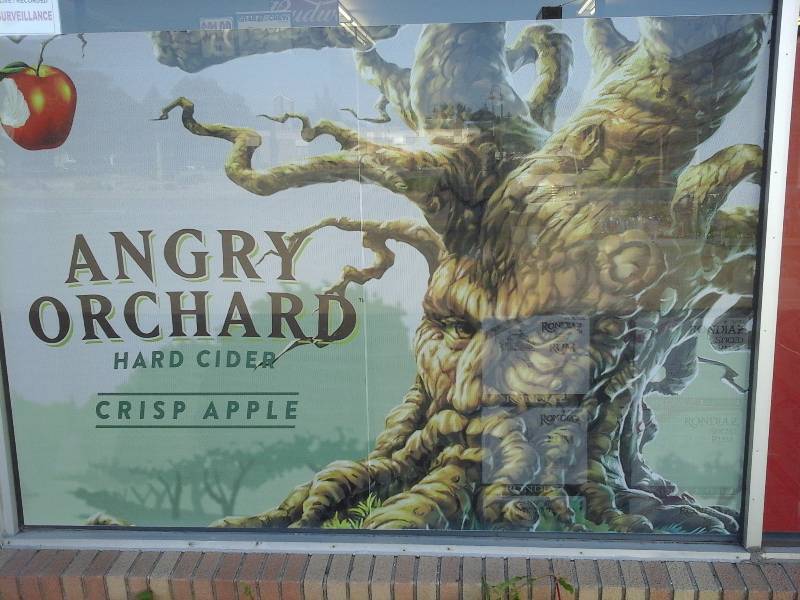lot 83 image: Window Display Sign(Angry Orchard)
