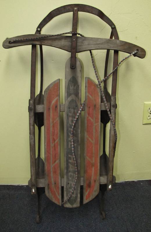 vintage Royal Hager snow sled