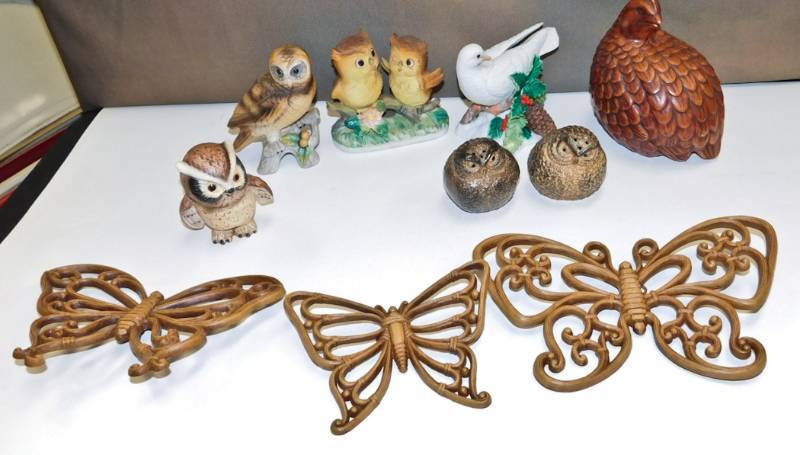 birds and butterflies
