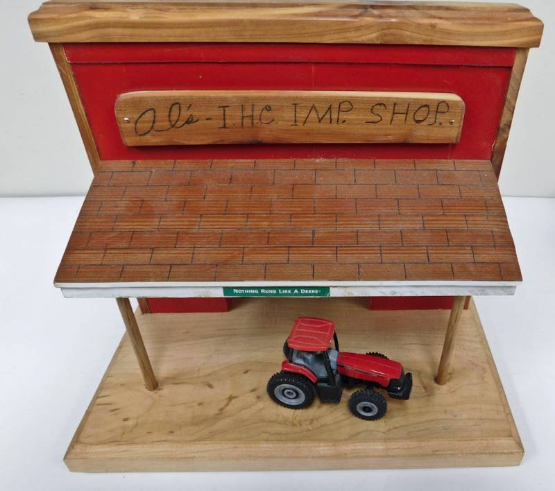 wooden tractor shop