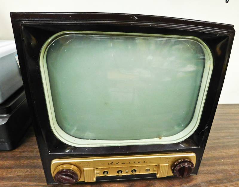 Vintage Admiral TV Bakelite shell