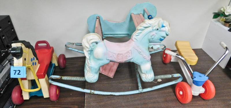 vintage toys fisher Price, Playskool Wonder horse