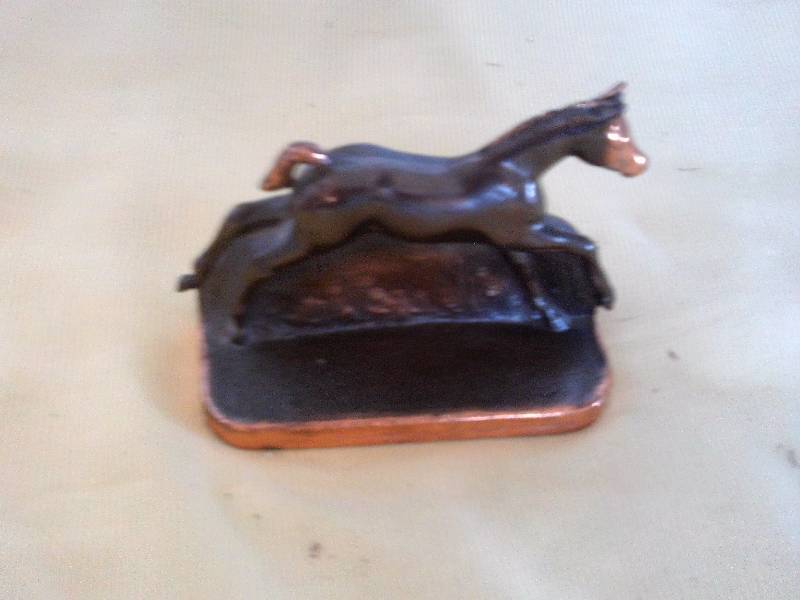 METAL HORSE BOOK END