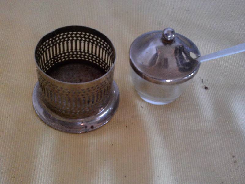 ANTIQUE SILVER JELLY DISH