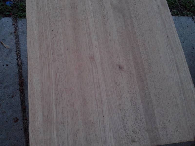 BLONDE HARDWOOD END TABLE