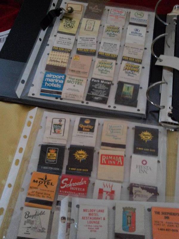 5 pages collectible matchbooks