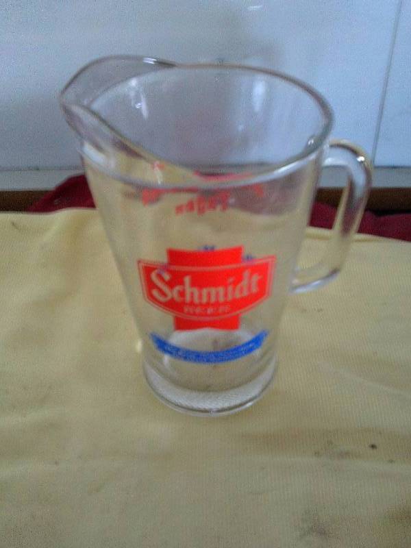 COLLECTIBLE SCHMIDT BEER PITCHER