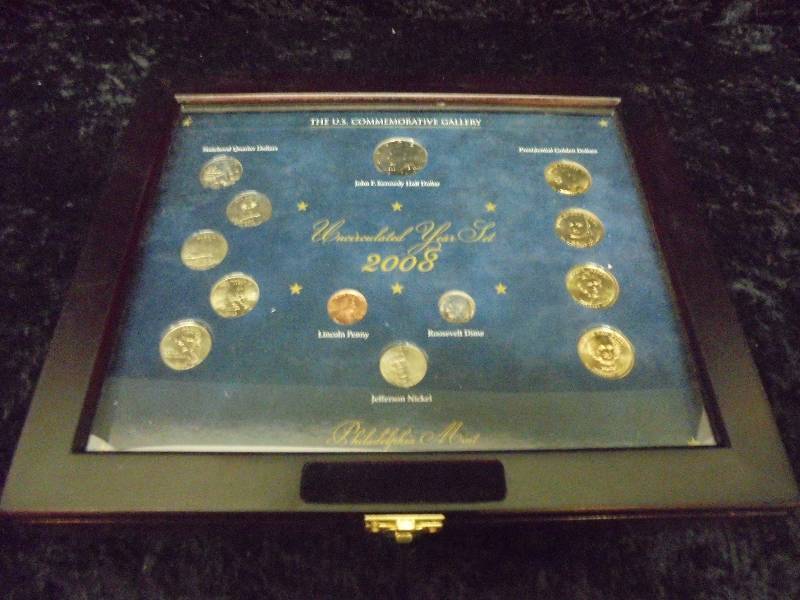 US Commemorative Gallery 2008 Uncirculated Year Set - Philadelphia Mint