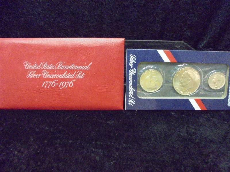 US Bicentennial Silver Uncirculated Coin Set , 1776-1976