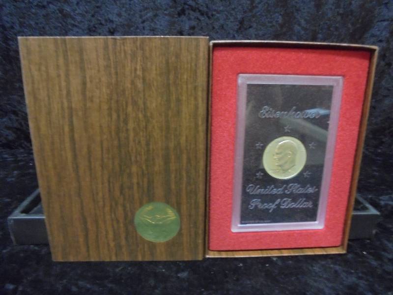 1974 Eisenhouer Proof Dollar in Display