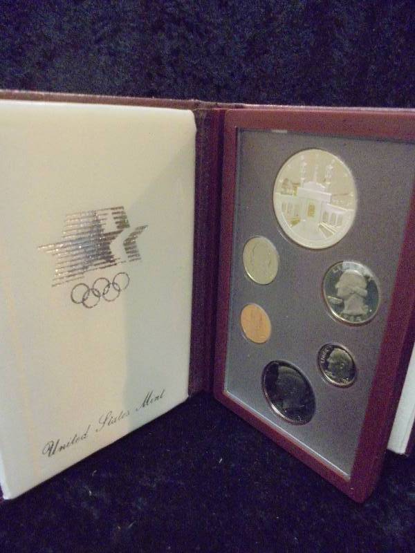 1984 US Mint Prestige Set in Leather Display