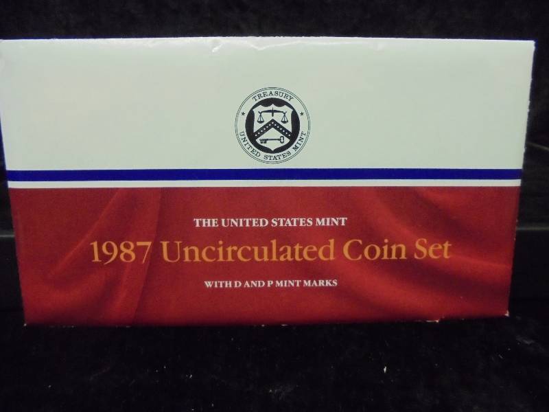 1987 Uncirculated Coin Set