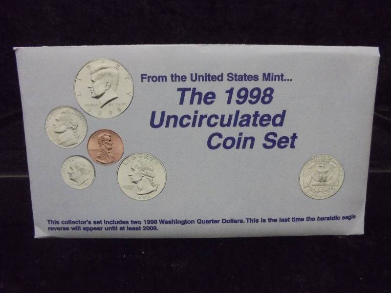 1998 US Mint Uncirculated Coin Set