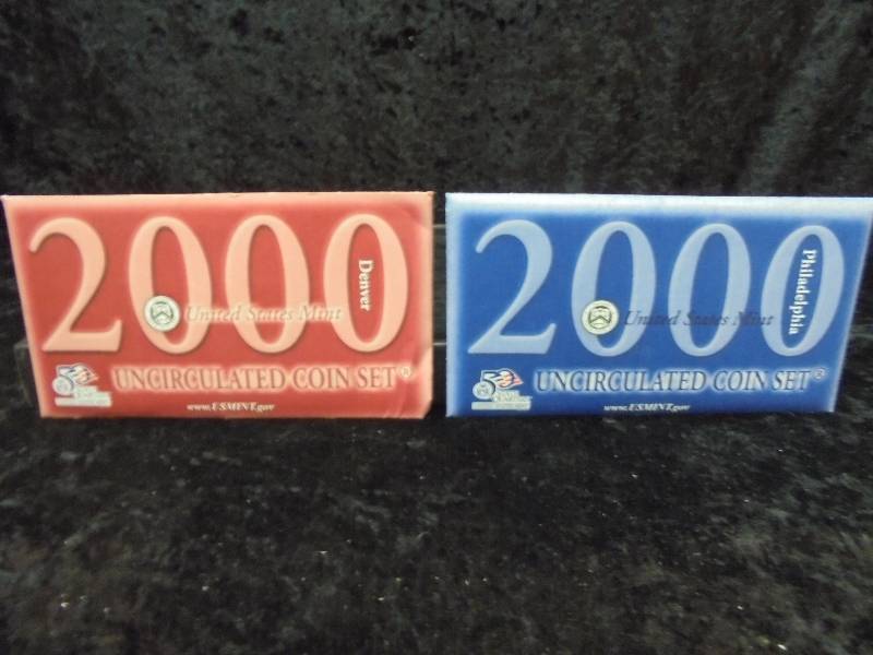 2000 US Mint Uncirculated Coin Set