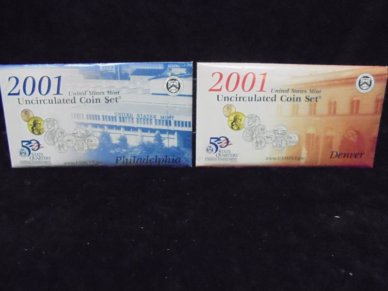 2001 US Mint Uncirculated Coin Set