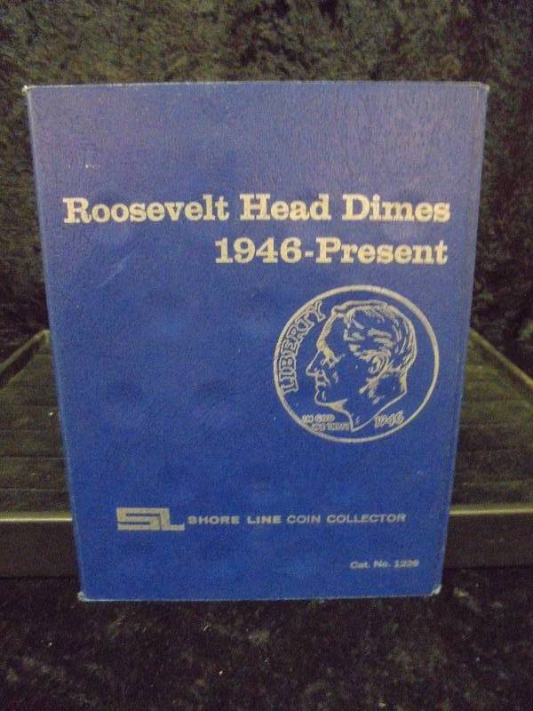 Roosevelt Head Dimes in Book, misc dates