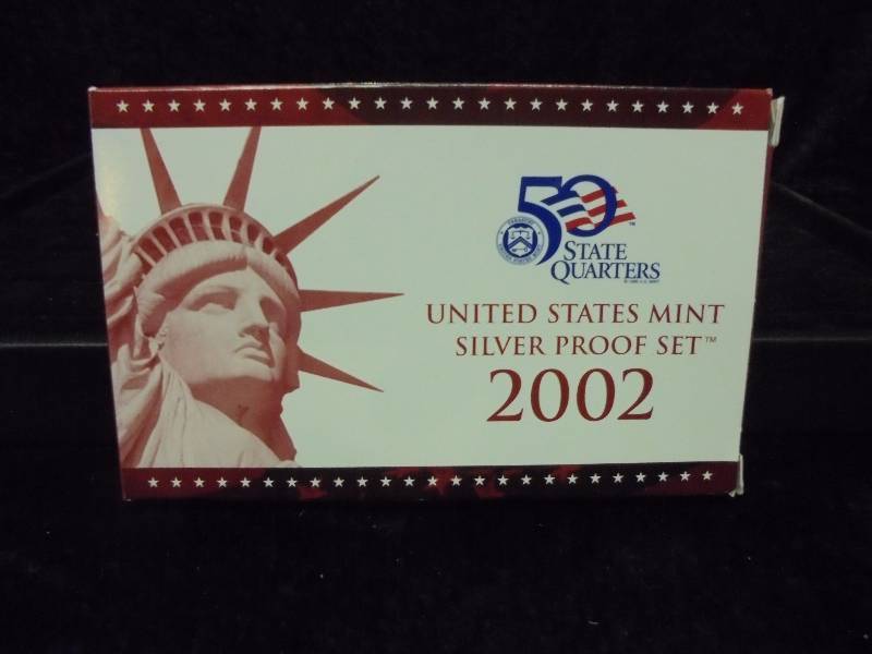 2002 US Mint Silver Proof Set
