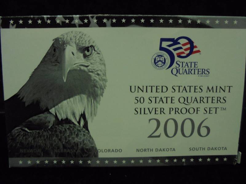 2006 US Mint State Quarter Silver Proof Set