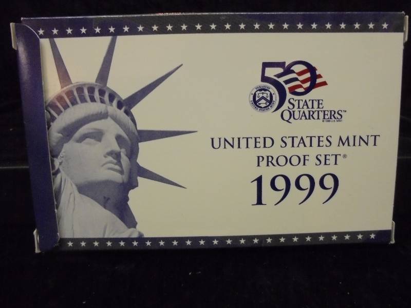1999 US Mint Proof Set, State Quarters