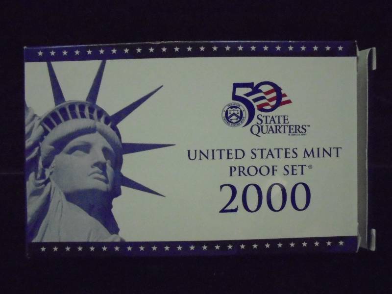 2000 US Mint Proof Set, State Quarters