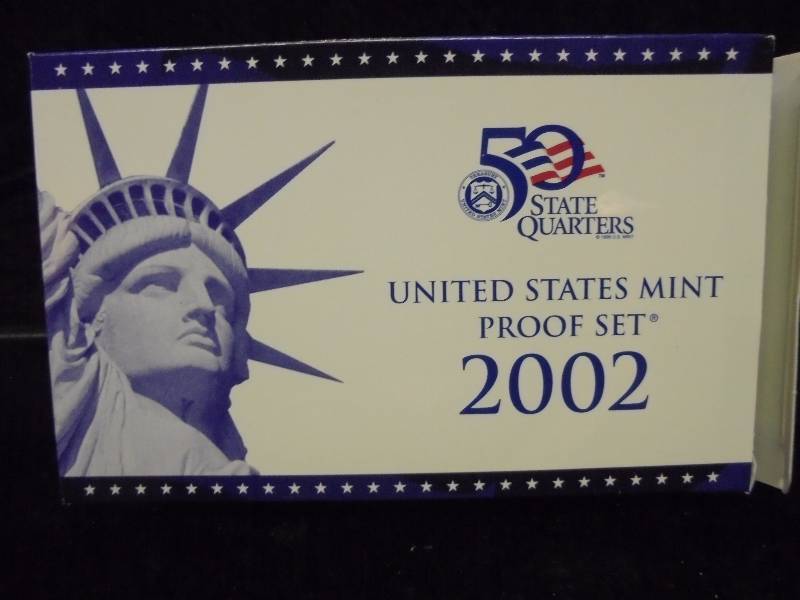 2002 US Mint Proof Set, State Quarters