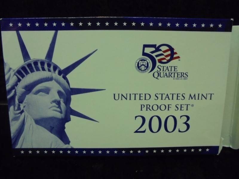 2003 US Mint Proof Set, State Quarters
