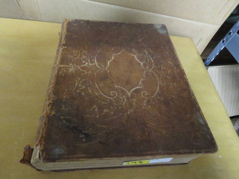 Antique Leather Bound Holy Bible