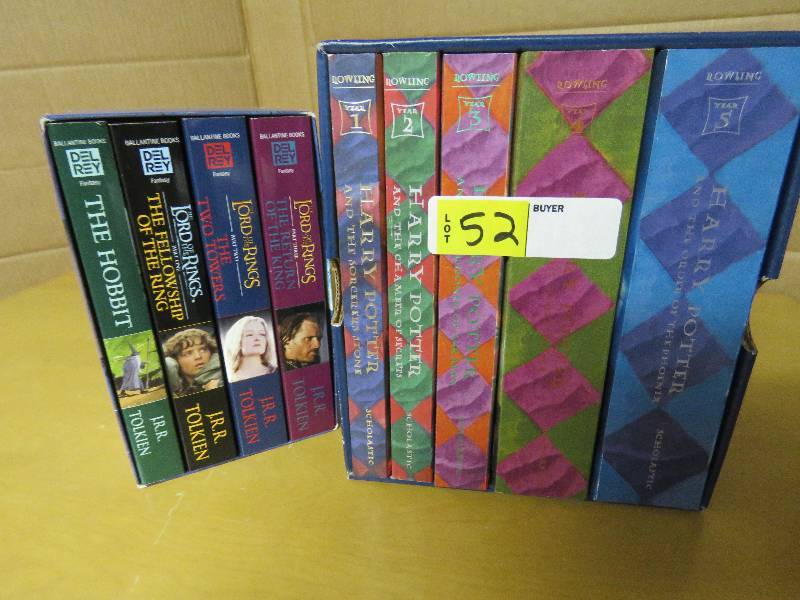 Harry Pottery & The Lord of The Rings Book Lot