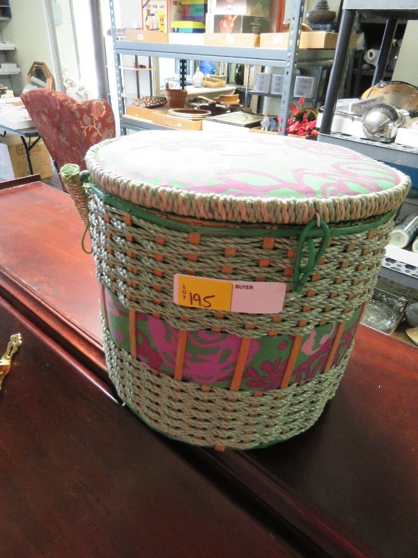 Vintage Singer Sewing Basket