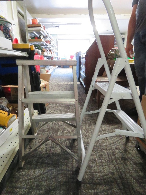 Two Small Step Ladders