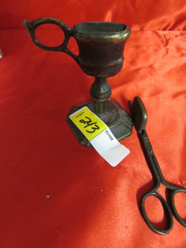 Vintage Candle Holder & Snuffer