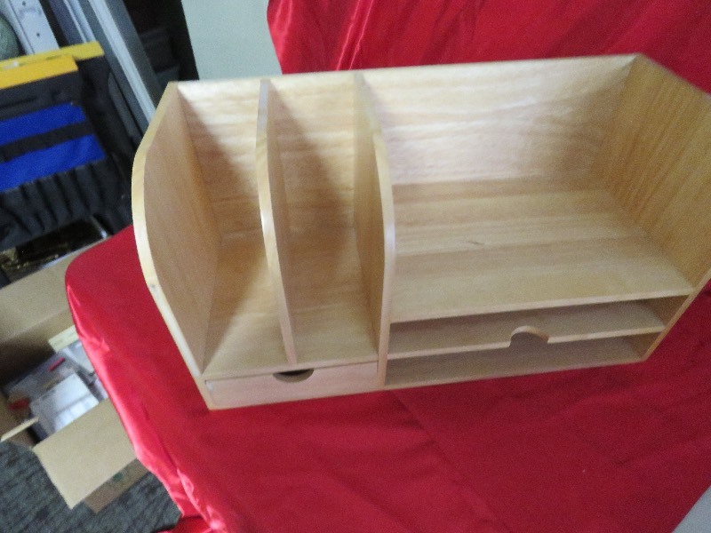 Wood Desk Organizer