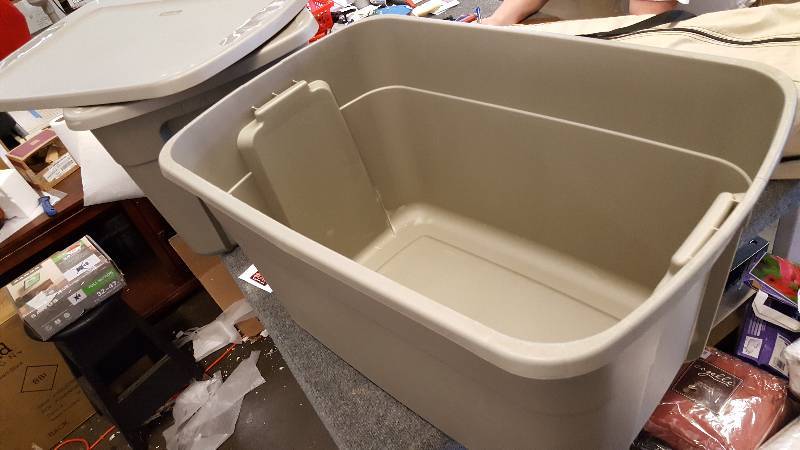 lot 68 image: 2 Sterite Storage Bins