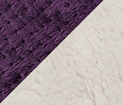 lot 69 image: North Shore Living 80 x 70 Super Sized Reversible Plush Throw