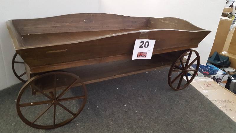 Rustic Wagon Coffee Table
