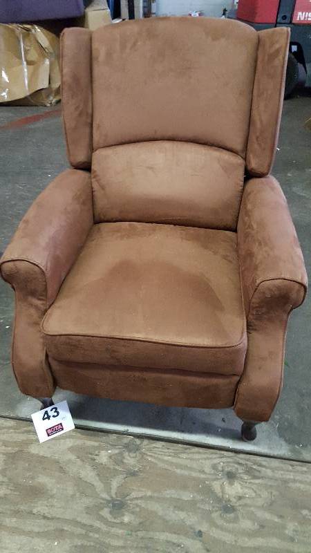 Microfiber Wingback Recliner